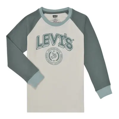 Levis PREP COLORBLOCK LONGSLEEVE boys's in White