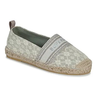 Superdry Canvas Espadrille Overlay Shoe women's Espadrilles / Casual Shoes in Beige