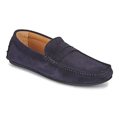 Selected SLHSERGIO SUEDE PENNY DRIVING men's Loafers / Casual Shoes in Marine