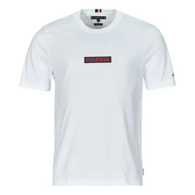 Tommy Hilfiger MONOTYPE BOX TEE men's T shirt in White