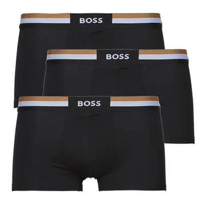 BOSS Trunk 3P Motion men's Boxer shorts in Black