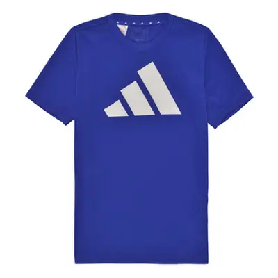 Adidas U TR-ES LOGO T boys's Children's T shirt in Blue