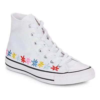 Converse CHUCK TAYLOR ALL STAR girls's Children's Shoes (High-top Trainers) in White