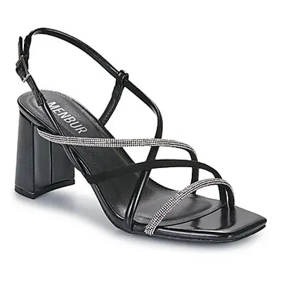 Menbur 24886 women's Sandals in Black