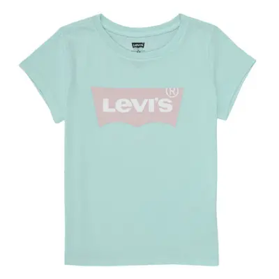 Levis BATWING TEE girls's Children's T shirt in Blue