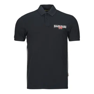 Napapijri E AYLMER men's Polo shirt in Black