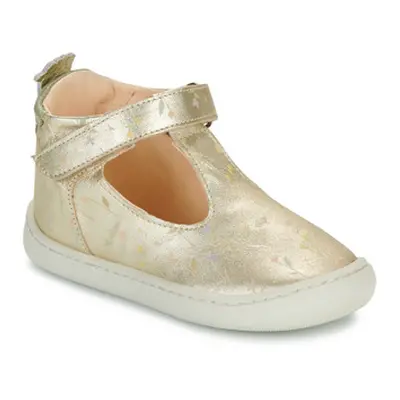 Easy Peasy MY DEBOO SALOME girls's Children's Shoes (High-top Trainers) in Gold