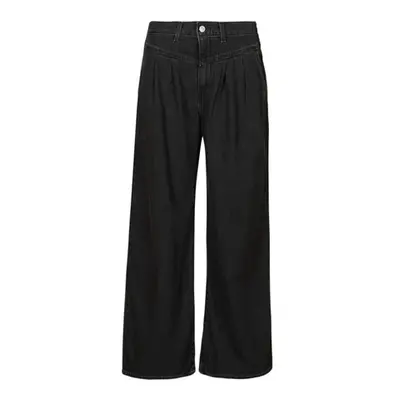 Levis FEATHERWEIGHT BAGGY Lightweight women's Flare / wide jeans in Black