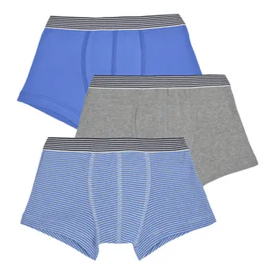 Petit Bateau A0A85 X3 boys's Boxer shorts in Blue