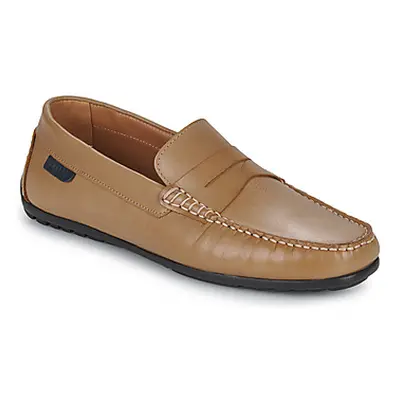 Pellet CADOR men's Loafers / Casual Shoes in Brown