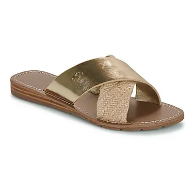 Chattawak BRANA women's Mules / Casual Shoes in Gold