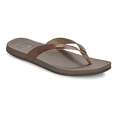 Reef CUSHION LUNE women's Flip flops / Sandals (Shoes) in Brown