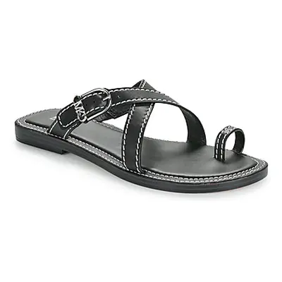 MICHAEL Michael Kors ASHTON FLAT THONG women's Sandals in Black