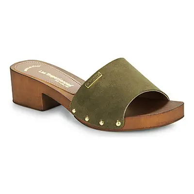 Les Tropéziennes par M Belarbi THERESA women's Mules / Casual Shoes in Kaki