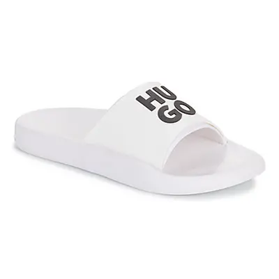 HUGO Nil_Slid_mdtpu_N men's Sliders in White