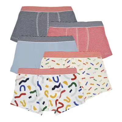 Petit Bateau A0A86 X5 boys's Boxer shorts in Multicolour