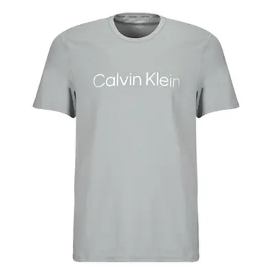 Calvin Klein Jeans S/S CREW NECK men's T shirt in Grey