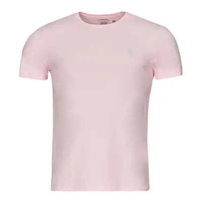 Polo Ralph Lauren T-SHIRT AJUSTE EN COTON men's T shirt in Pink