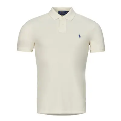 Polo Ralph Lauren POLO AJUSTE SLIM FIT EN COTON BASIC MESH men's Polo shirt in Beige