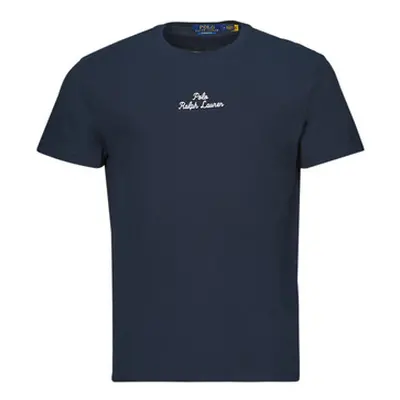 Polo Ralph Lauren T-SHIRT AJUSTE EN COTON POLO RALPH LAUREN CENTER men's T shirt in Marine