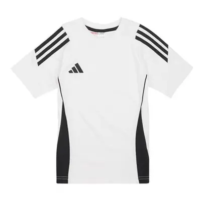 Adidas TIRO24 SWTEEY girls's Children's T shirt in White