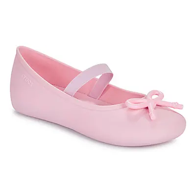 Crocs Brooklyn Bow Flat K girls's Children's Shoes (Pumps / Ballerinas) in Pink