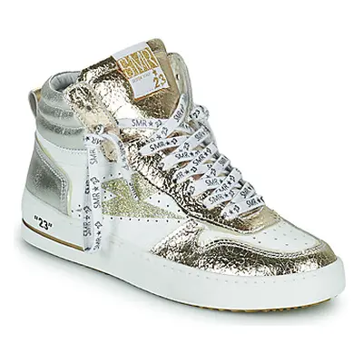 Semerdjian QUITO women's Shoes (High-top Trainers) in Gold