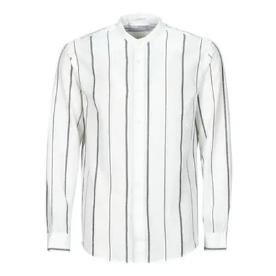 Selected SLHREGNEW-LINEN men's Long sleeved Shirt in White