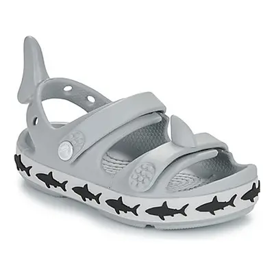 Crocs Crocband Cruiser Shark SandalT girls's Children's Sandals in Grey