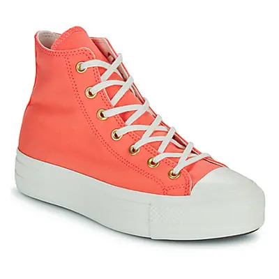 Converse CHUCK TAYLOR ALL STAR LIFT women's Shoes (High-top Trainers) in Orange