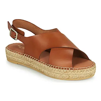 Maison Minelli MOULTI women's Sandals in Brown