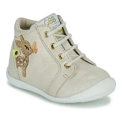 GBB BICHETTE ETE girls's Children's Shoes (High-top Trainers) in Beige