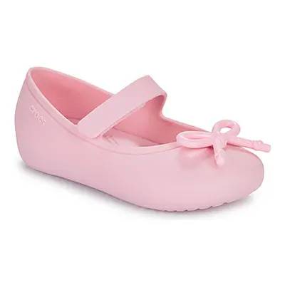 Crocs Brooklyn Bow Mary Jane Flat T girls's Children's Shoes (Pumps / Ballerinas) in Pink