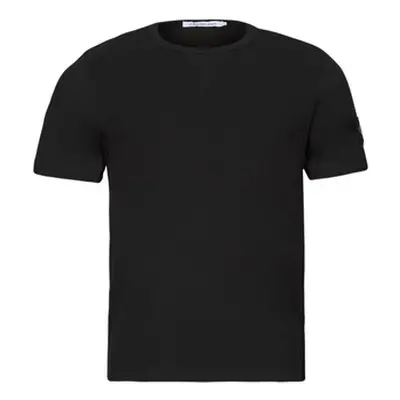 Calvin Klein Jeans BADGE REGULAR TEE men's T shirt in Black