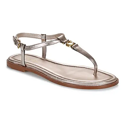 Coach JESSICA LTH SANDAL women's Sandals in Gold