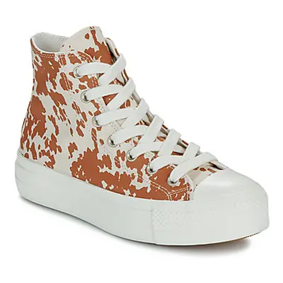 Converse CHUCK TAYLOR ALL STAR LIFT women's Shoes (High-top Trainers) in Brown