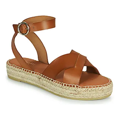 Maison Minelli TRONUIT women's Sandals in Brown