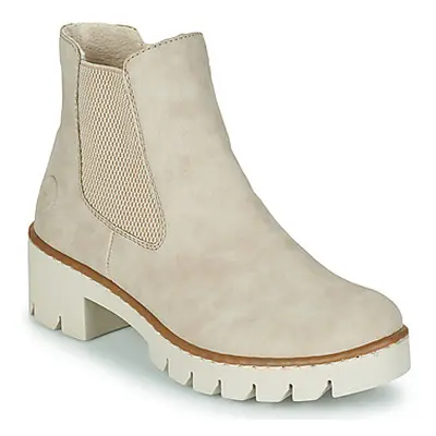 Rieker SCIVA women's Low Ankle Boots in Beige