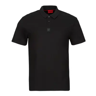 HUGO Deabono_D men's Polo shirt in Black