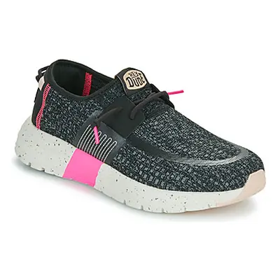 HEYDUDE Sirocco W Sport Stripe women's Shoes (Trainers) in Black