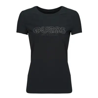 Guess SANGALLO TEE women's T shirt in Black