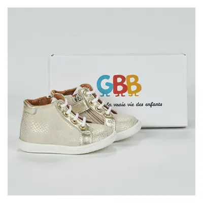 GBB FAMIA girls's Children's Shoes (High-top Trainers) in Gold