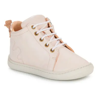 Easy Peasy MY DEBOO LACET girls's Children's Shoes (High-top Trainers) in Pink