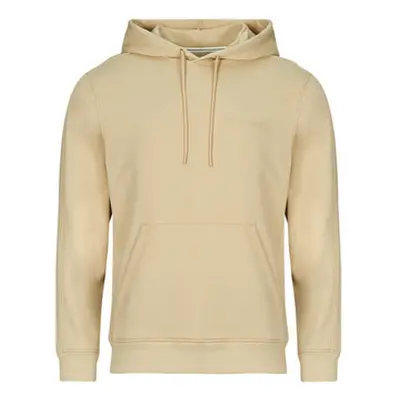 Calvin Klein Jeans INSTITUTIONAL HOODIE men's Sweatshirt in Beige