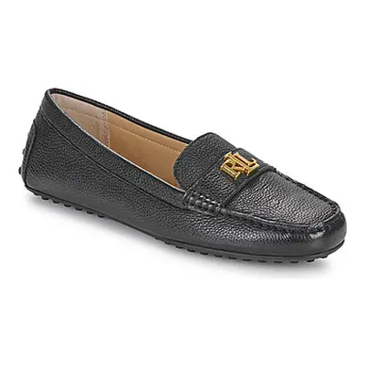 Lauren Ralph Lauren BARNSBURY-FLATS-DRIVER women's Loafers / Casual Shoes in Black