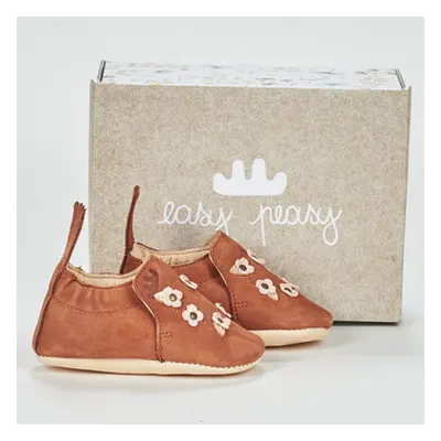 Easy Peasy MY BLUMOO COURONNE FLEURS girls's Children's Shoes (Pumps / Ballerinas) in Brown