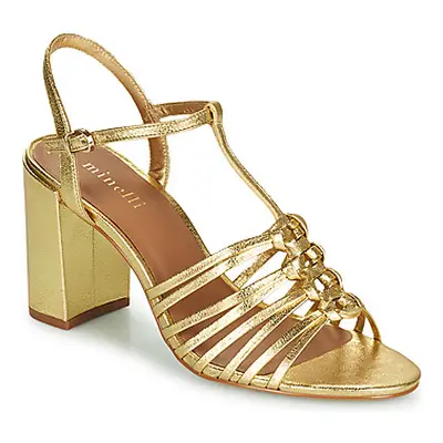 Maison Minelli THERENA women's Sandals in Gold