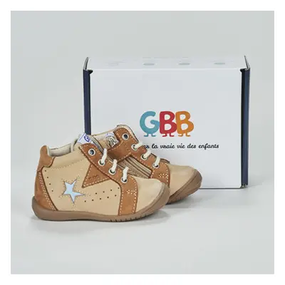 GBB MARIO boys's Children's Shoes (High-top Trainers) in Beige