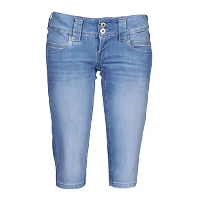 Pepe jeans VENUS CROP women's Cropped trousers in Blue