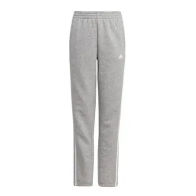 Adidas Essentials 3-Stripes Fleece Joggers boys's Children's Sportswear in Grey